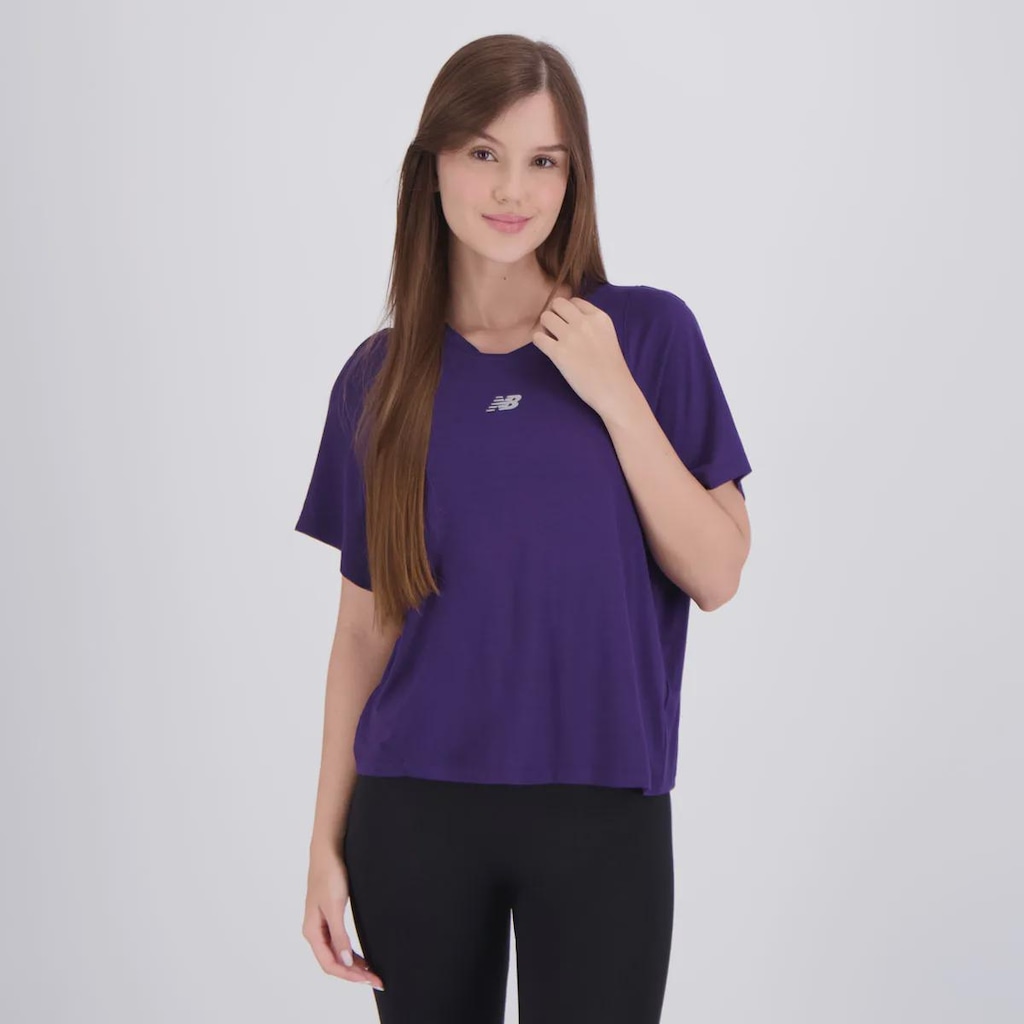 Camiseta New Balance Infinity Jersey Feminina