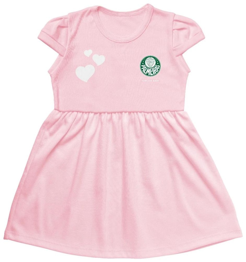 Vestido Canelado Palmeiras Torcida Baby 274CR Infantil