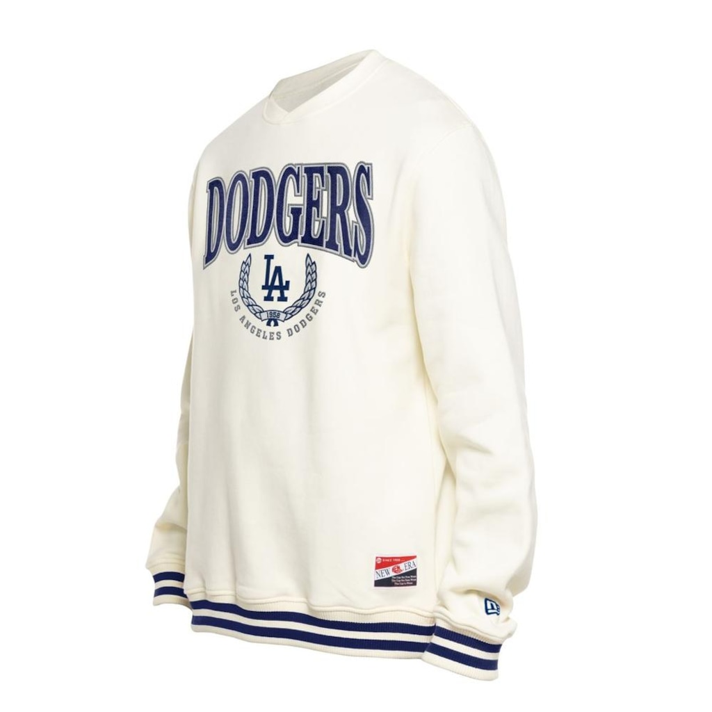 Imagem 1 do produto Blusão de Moletom New Era Careca Los Angeles Dodgers MLB Masculino