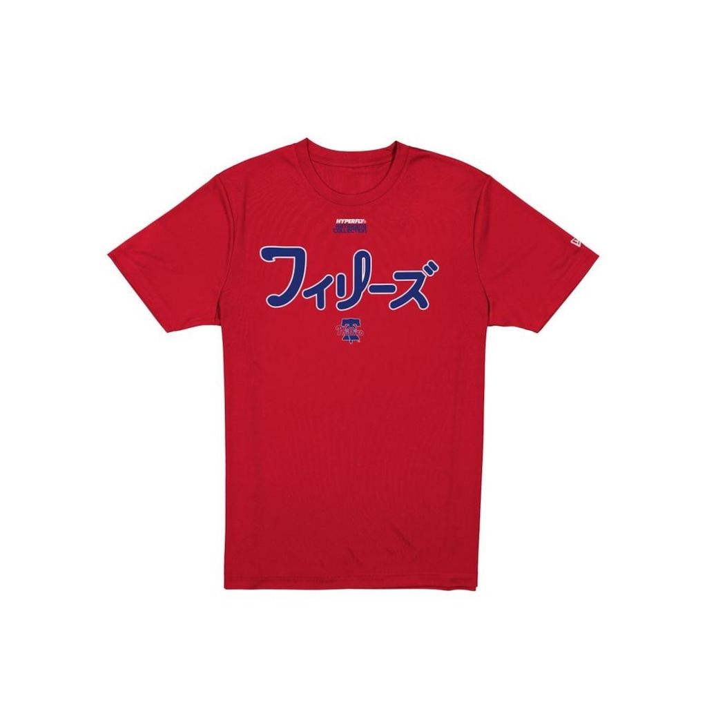 Camiseta New Era Regular Philadelphia Phillies MLB Hyperfly Masculina
