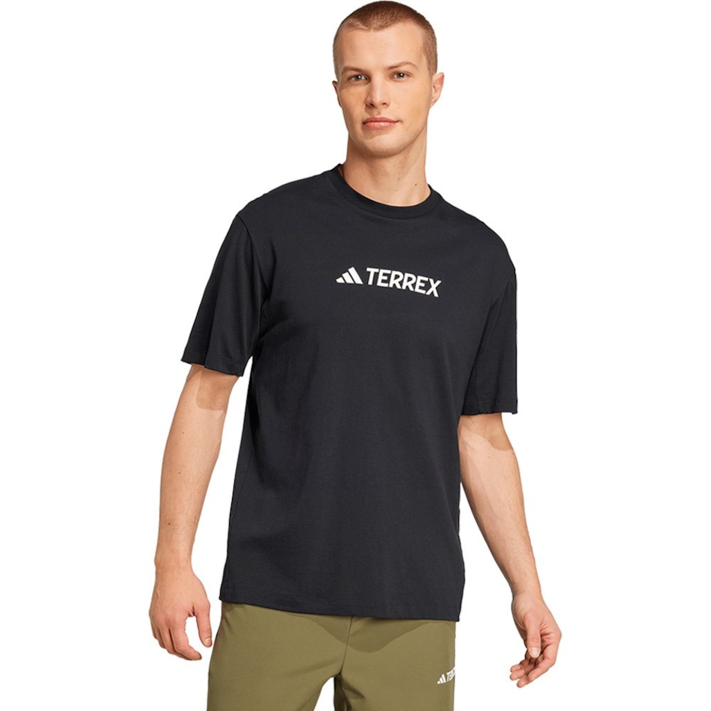 Camiseta adidas Terrex com Logotipo Clássico Masculina