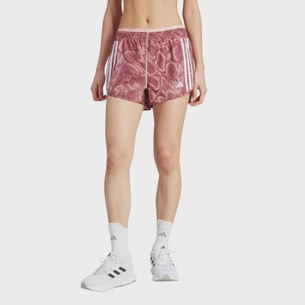 Shorts adidas Own The Run Excite Estampado Feminino