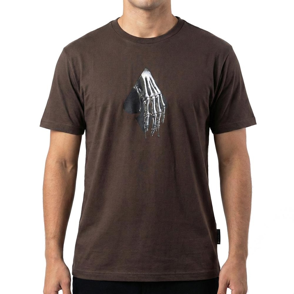 Camiseta MCD Mão Cromada Masculina