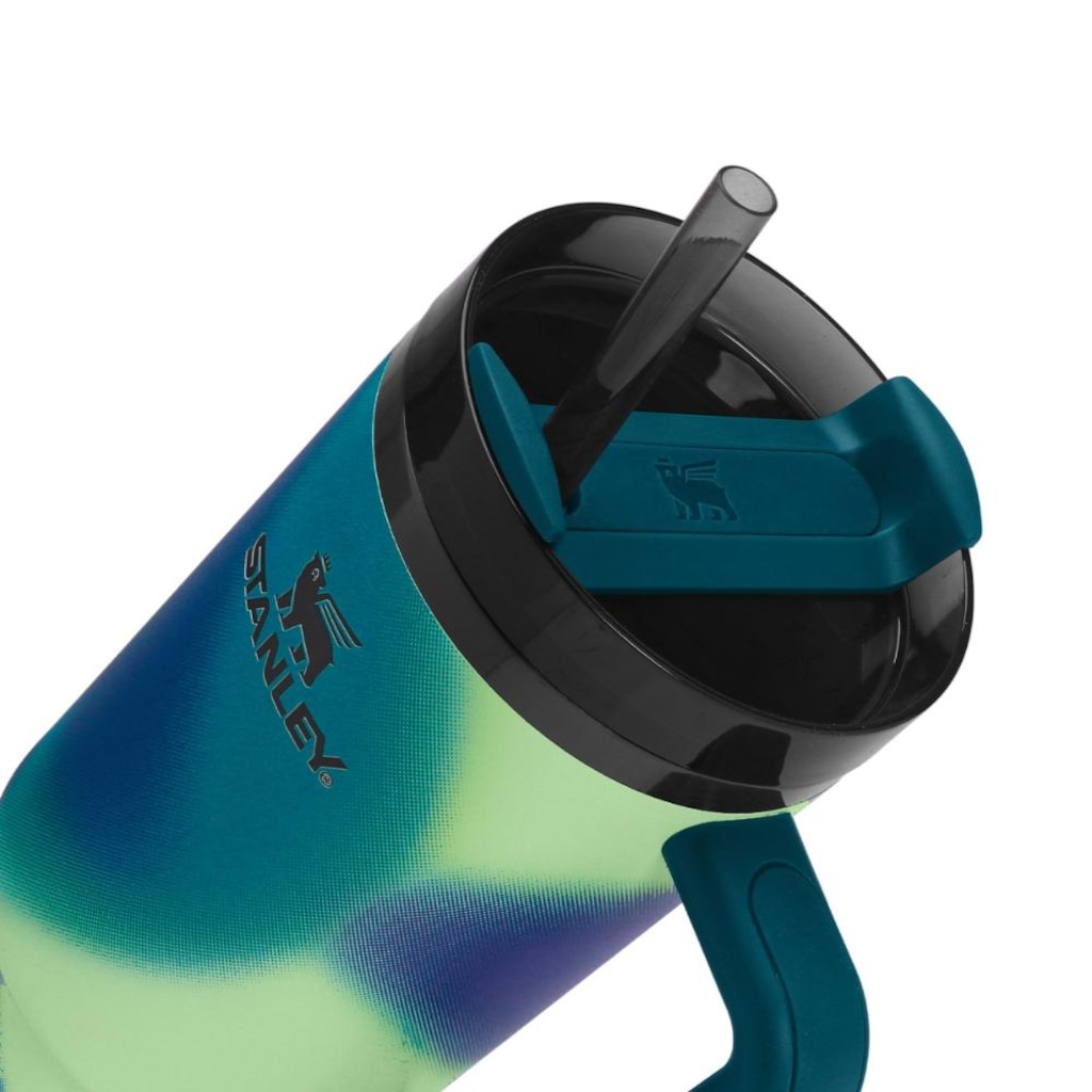 Imagem 3 do produto Copo Térmico Stanley Quencher 1,18L Coastal Teal Motion New Frequency