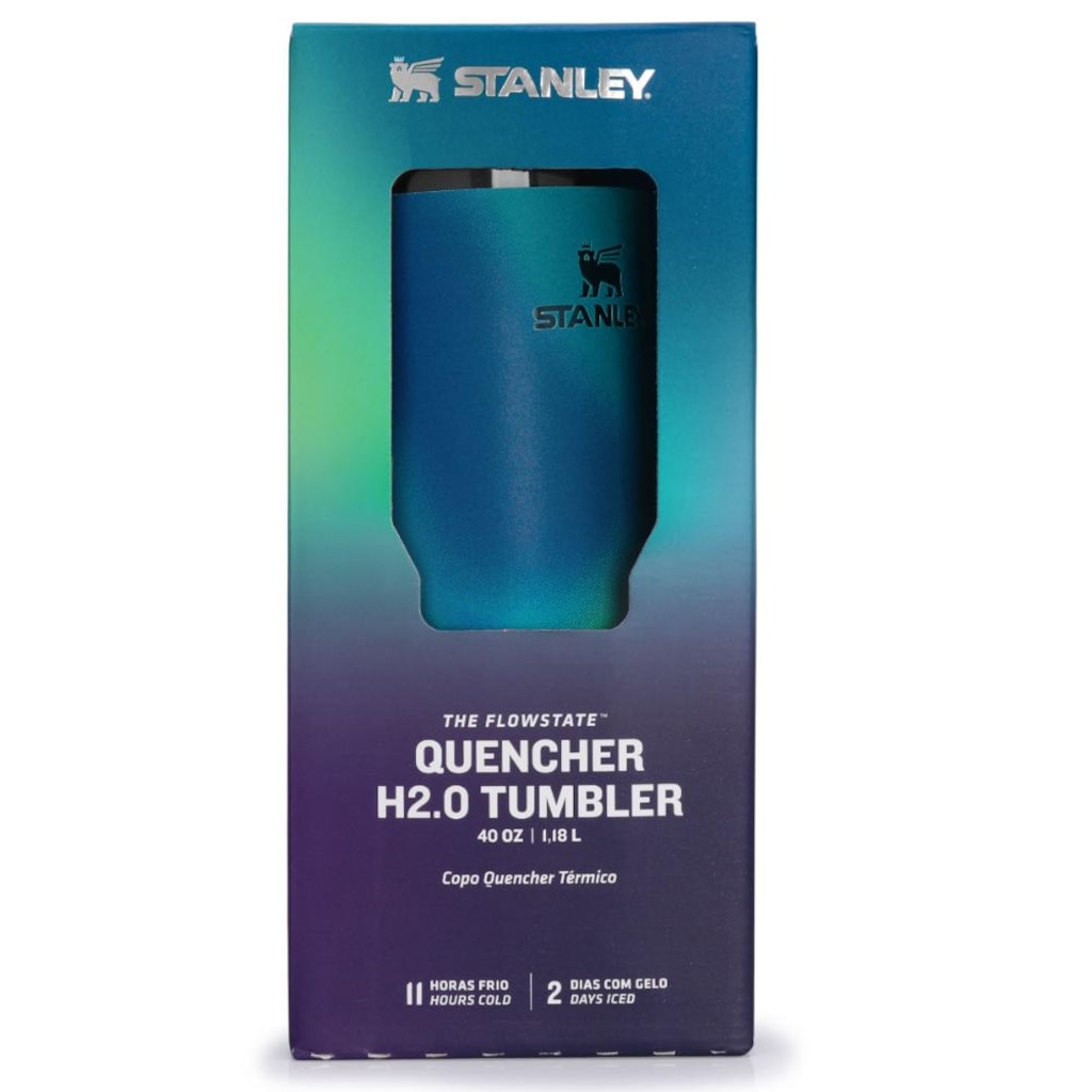 Imagem 5 do produto Copo Térmico Stanley Quencher 1,18L Coastal Teal Motion New Frequency
