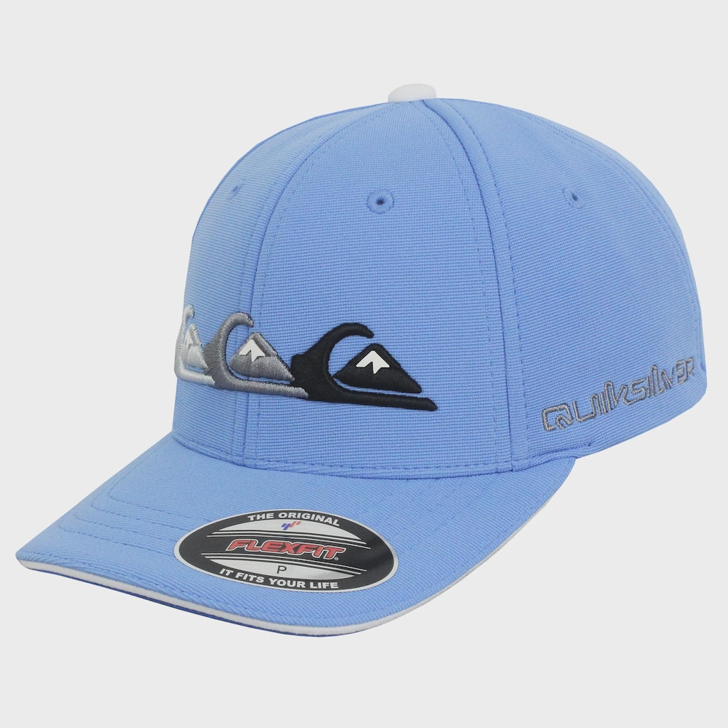 Boné Aba Curva Quiksilver Emb Three Logo Regata Importado - Masculino