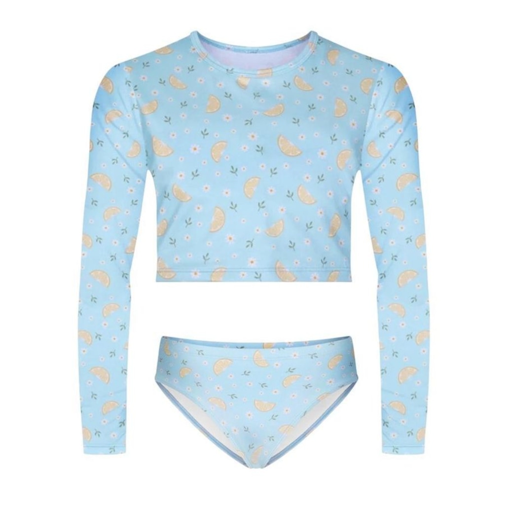 Conjunto Biquíni Selene Camisa e Calcinha Praia Infantil