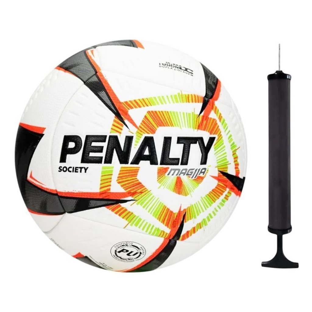 Kit Bola Society Penalty MAG11A R2 XXVI + Bomba de Ar
