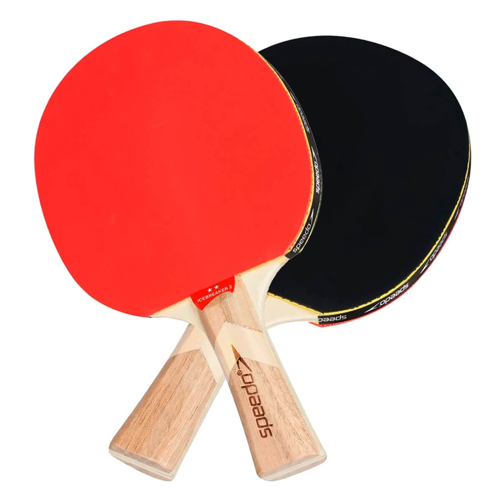 Raquete de Tênis de Mesa Icebreaker 2 Estrelas Speedo - 2 Unidades