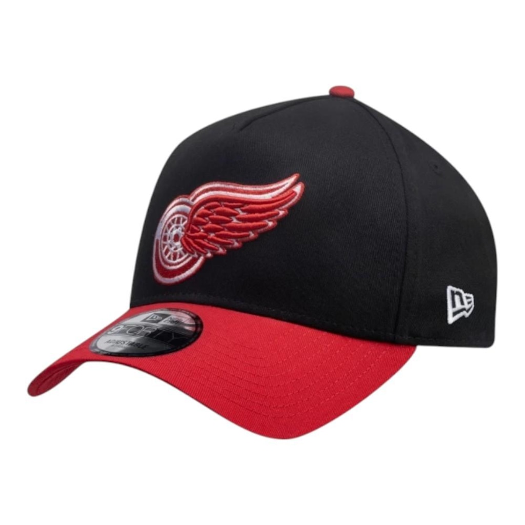 Boné New Era 940 A-Frame Detroit Red Wings Team Logo Masculino