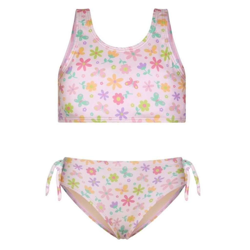 Conjunto Biquíni Selene Top + Calcinha Amarração Infantil - Foto 1