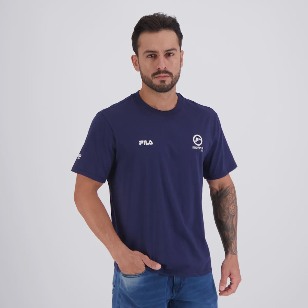 Imagem 2 do produto Camiseta Fila Comfort Selo Rio Open 26 Masculina