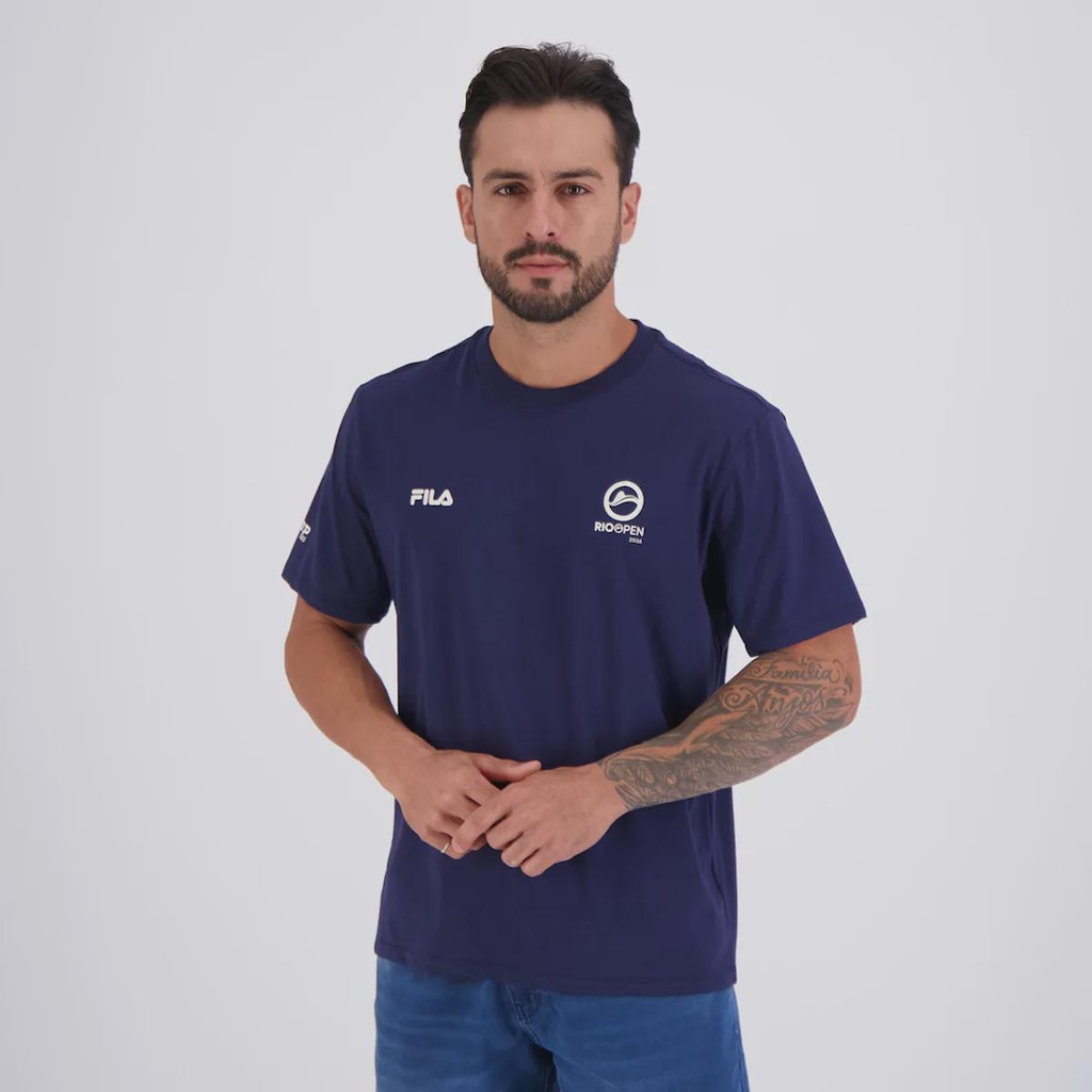 Imagem 3 do produto Camiseta Fila Comfort Selo Rio Open 26 Masculina
