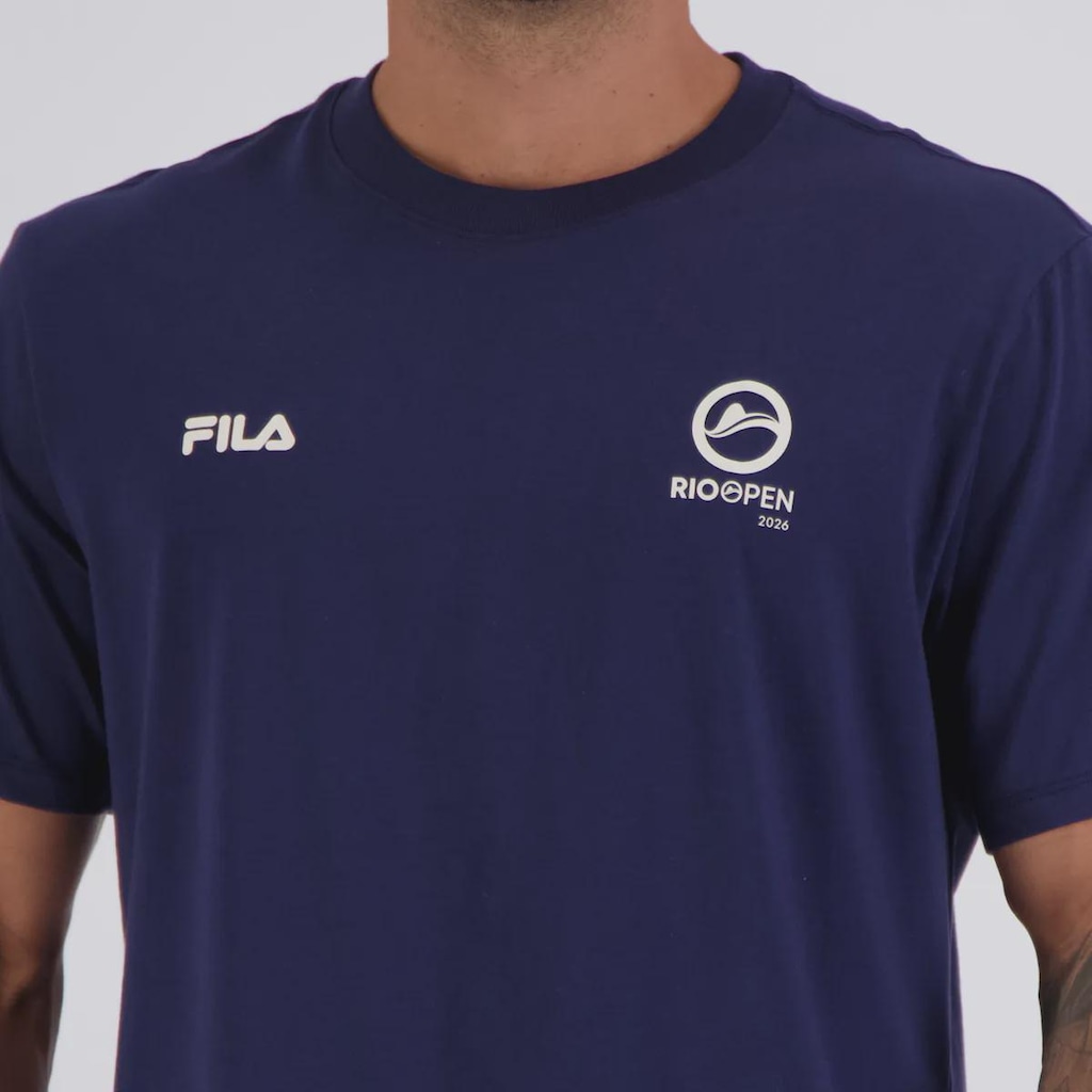 Imagem 5 do produto Camiseta Fila Comfort Selo Rio Open 26 Masculina
