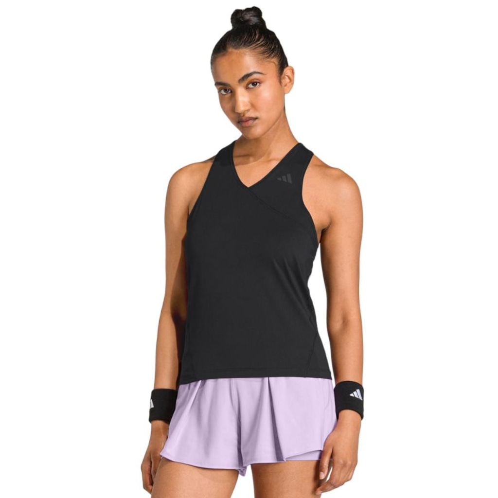 Camiseta Regata adidas Gola V Club Tennis Climacool Feminina