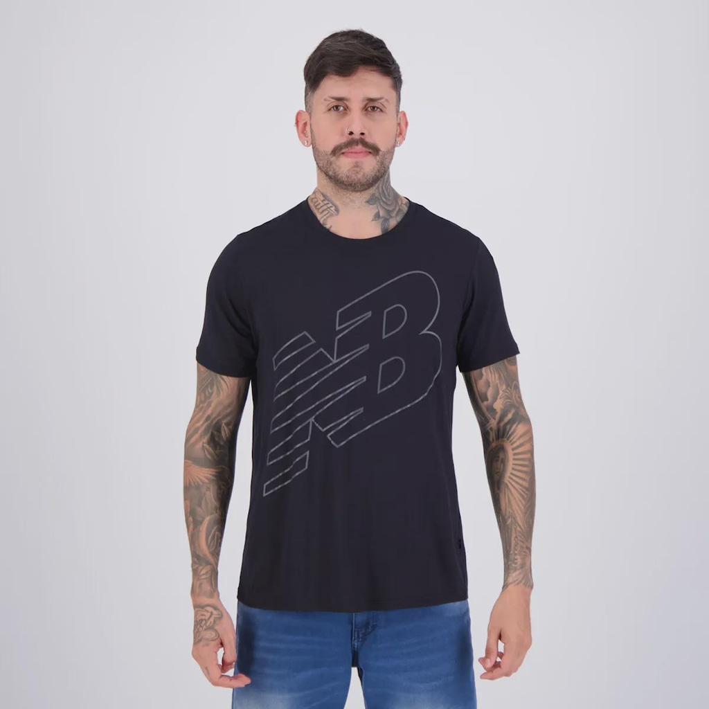 Camiseta New Balance Logo Performance Masculina