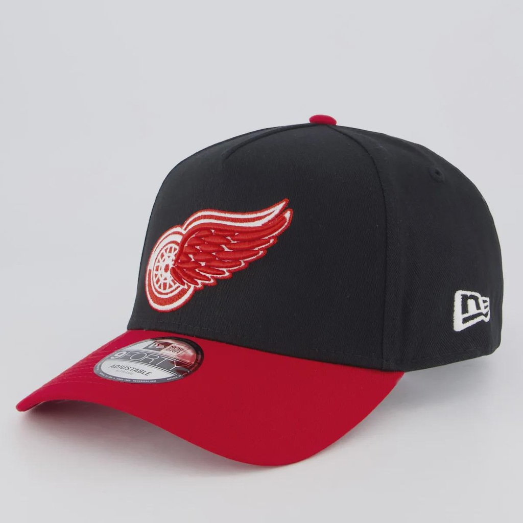 Boné New Era NHL Detroit Red Wings Aba Curva