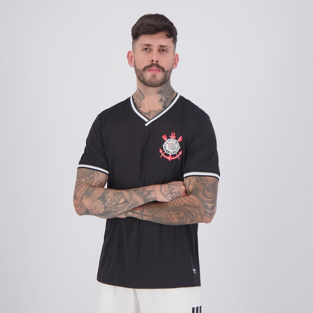 Imagem 3 do produto Camisa do Corinthians Fitness Escudo Masculina