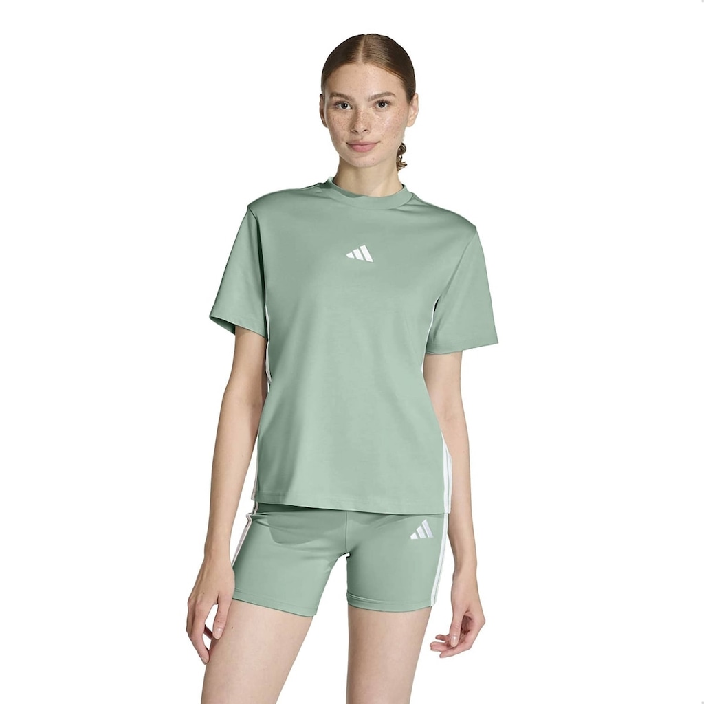 Camiseta Feminina Essentials Três Listras adidas Feminino