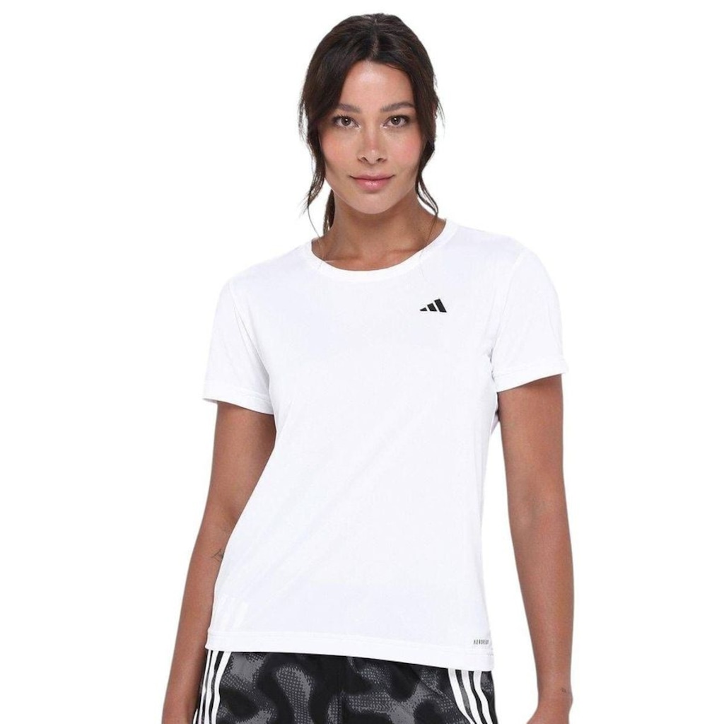 Camiseta adidas Own The Run 3 Stripes Feminina