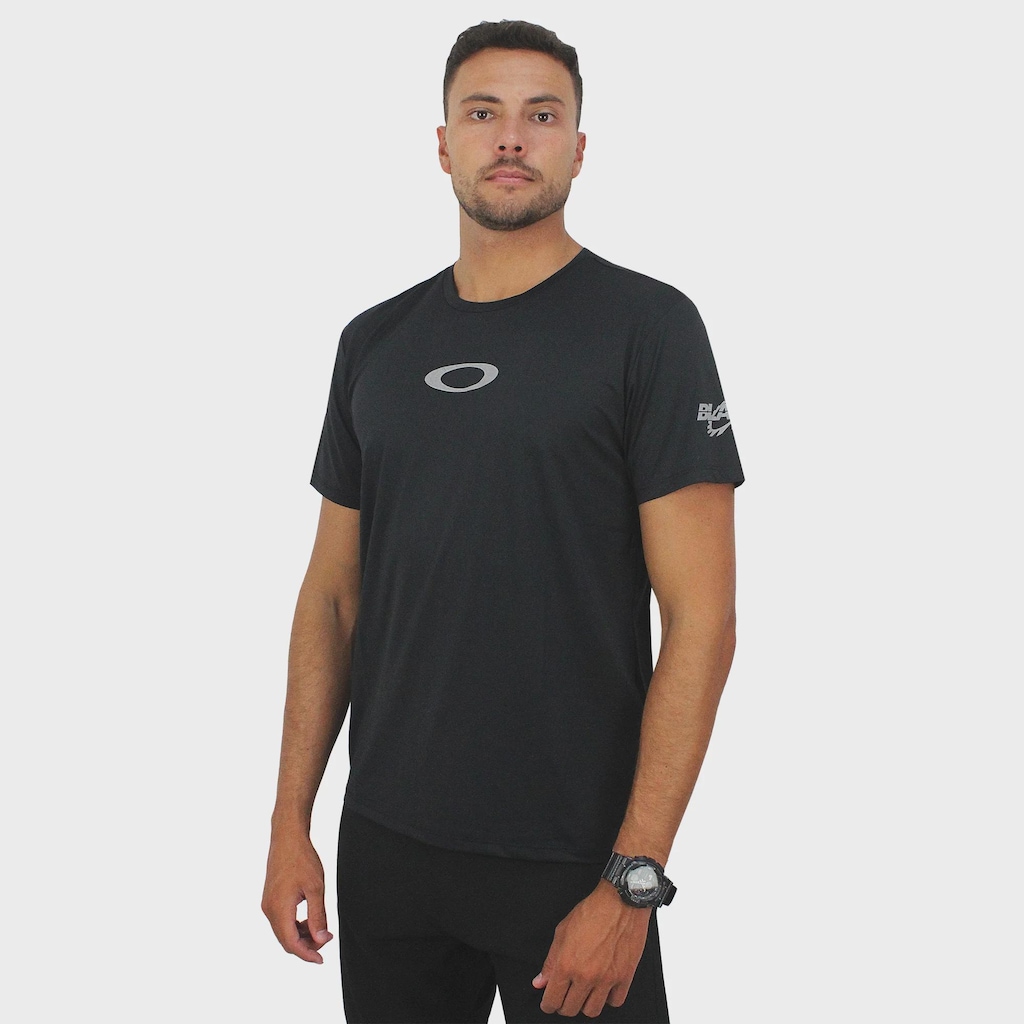 Camiseta Oakley Blade Surf Evolution II Blackout - Masculina