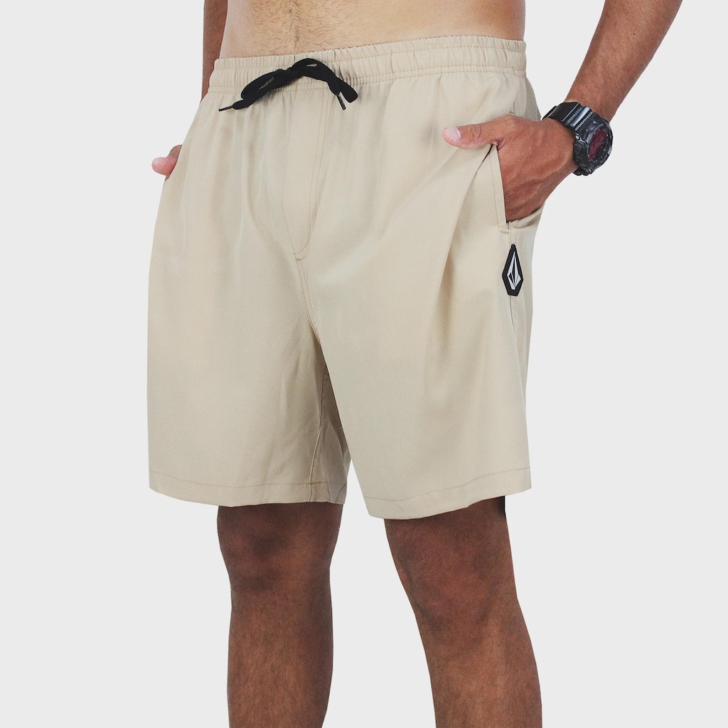 Bermuda Volcom Solid Stone - Masculino