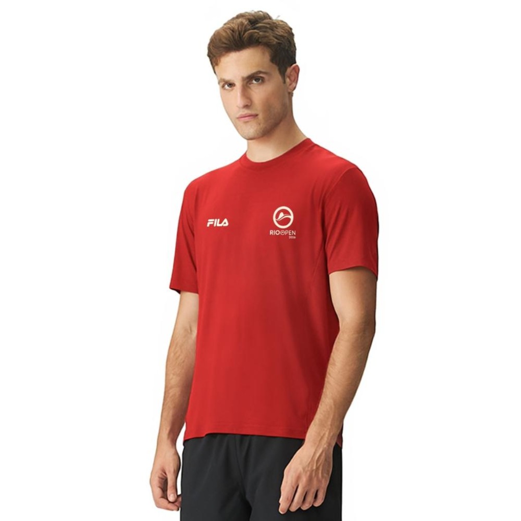 Camiseta Fila Regular Premium Rio Open 26 Masculina