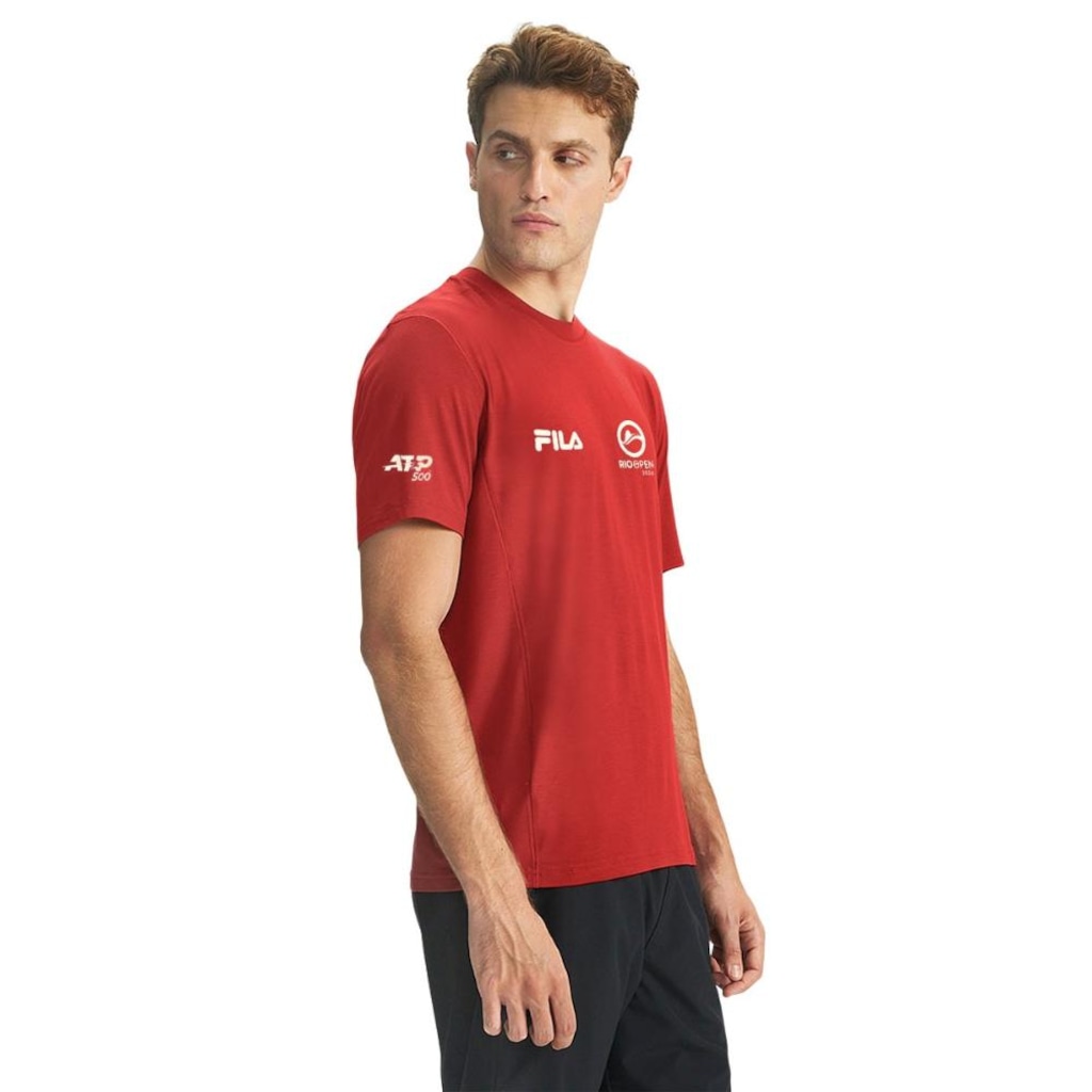 Imagem 2 do produto Camiseta Fila Regular Premium Rio Open 26 Masculina