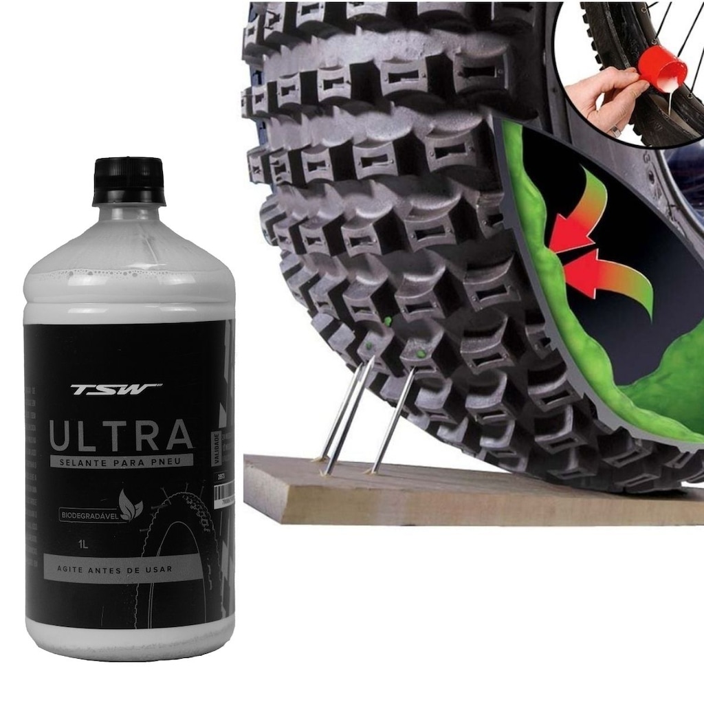 Imagem 3 do produto Selante para Pneu tubeless Bicicleta mtb Speed TSW Ultra - 1L