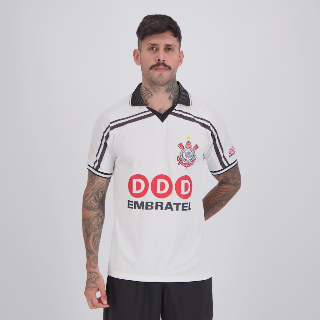Camisa Corinthians Retrô 1998 DDD Masculina