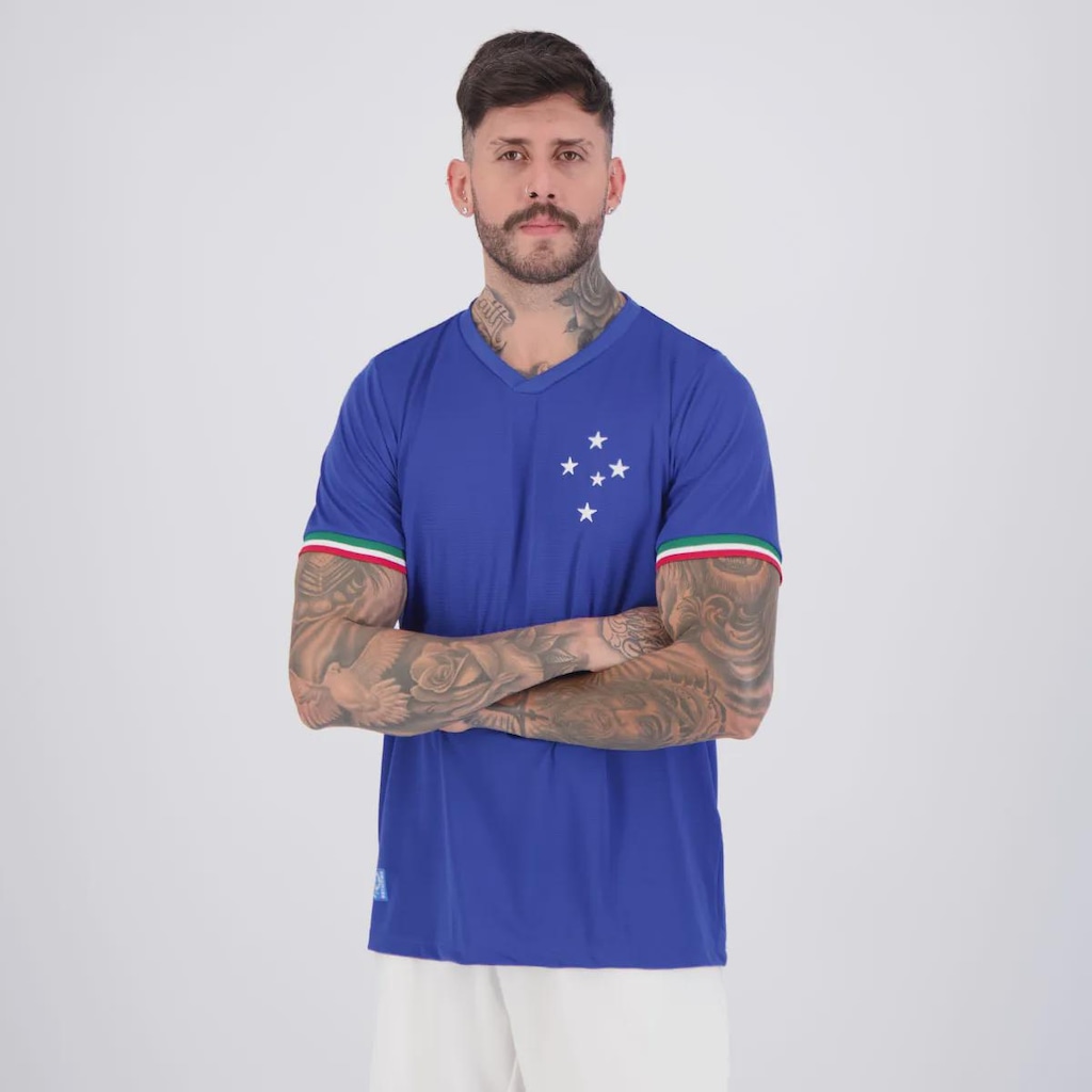 Imagem 3 do produto Camisa Cruzeiro Retrô Palestra Masculina