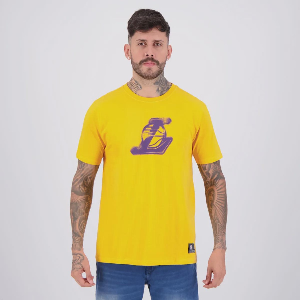 Camiseta NBA Los Angeles Lakers Spray Masculina