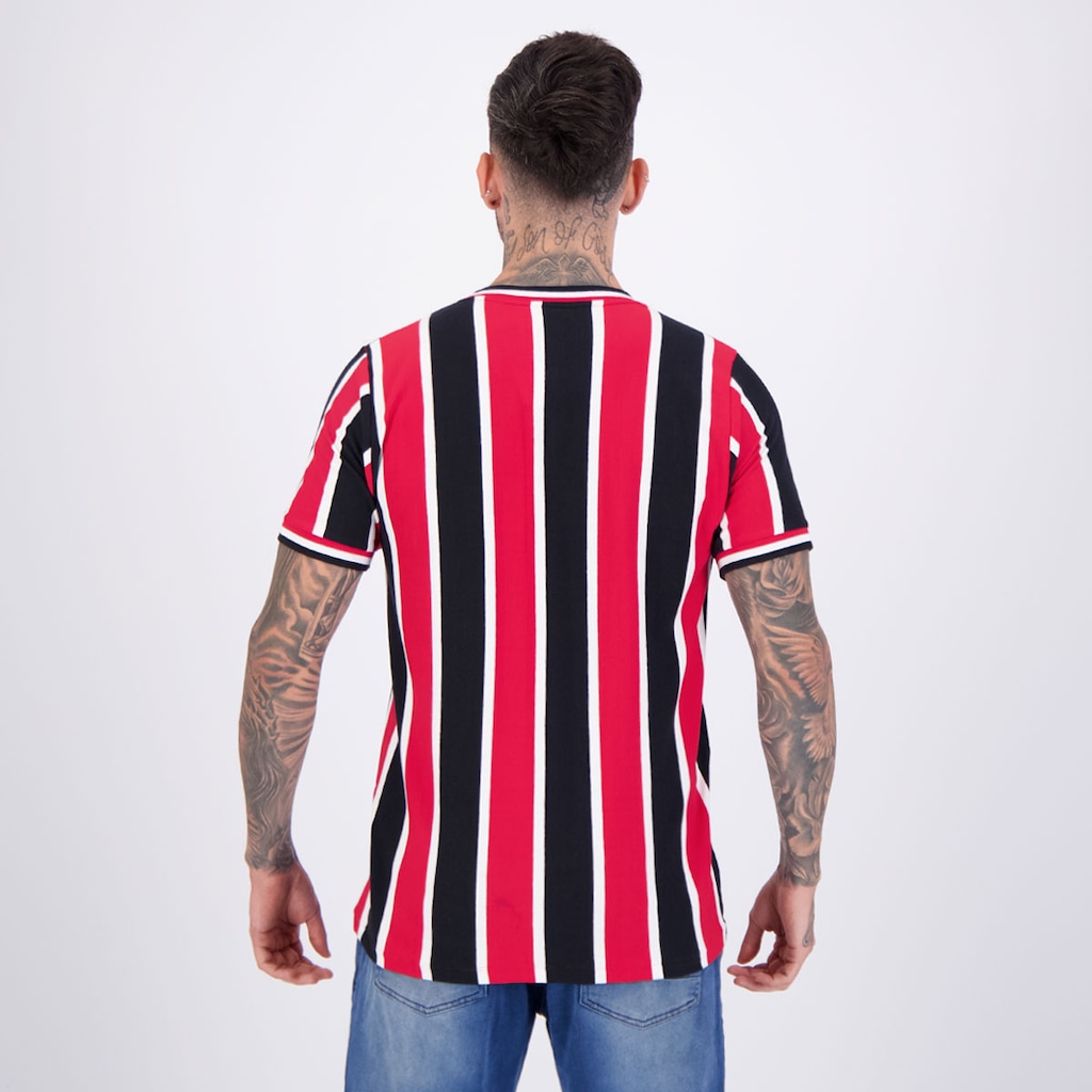 Imagem 4 do produto Camisa São Paulo Retrô 1969 Listrada Masculina