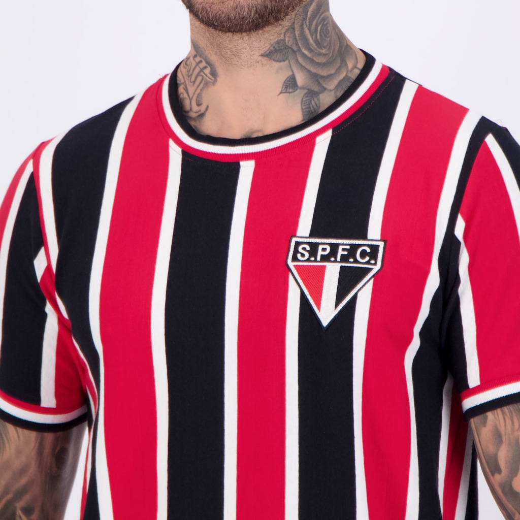 Imagem 5 do produto Camisa São Paulo Retrô 1969 Listrada Masculina