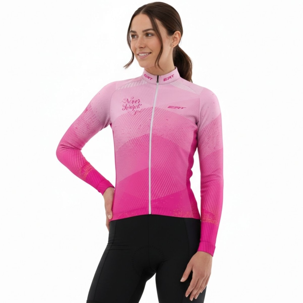 Jaqueta ciclismo térmica aveludada ERT Never Forget Feminina