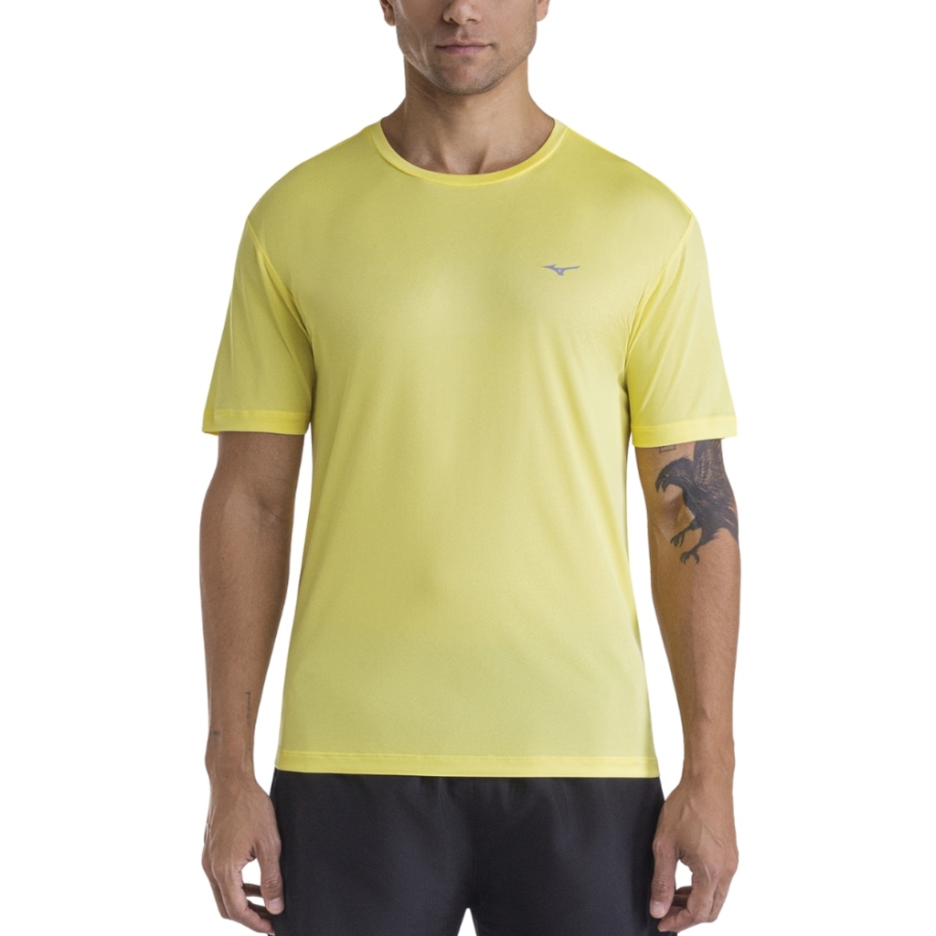 Camiseta Mizuno Nirvana Lime - Masculina
