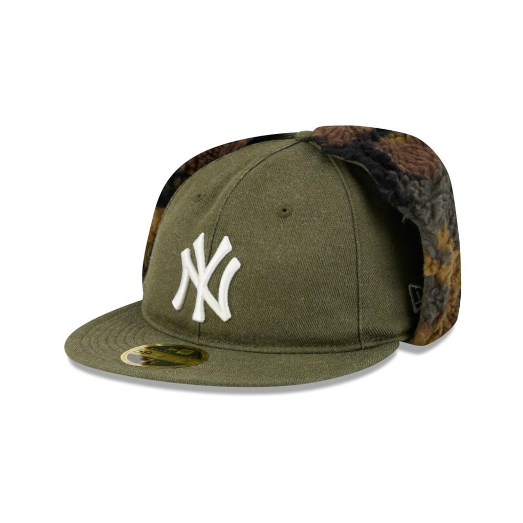 Boné New Era 59Fifty RETRO CROWN New York Yankees MLB Verde New Era Masculino