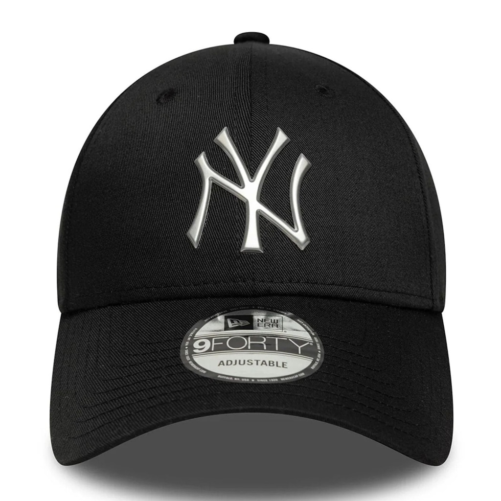 Imagem 2 do produto Boné Aba Curva New Era 9FORTY New York Yankees MLB Metallic Unissex
