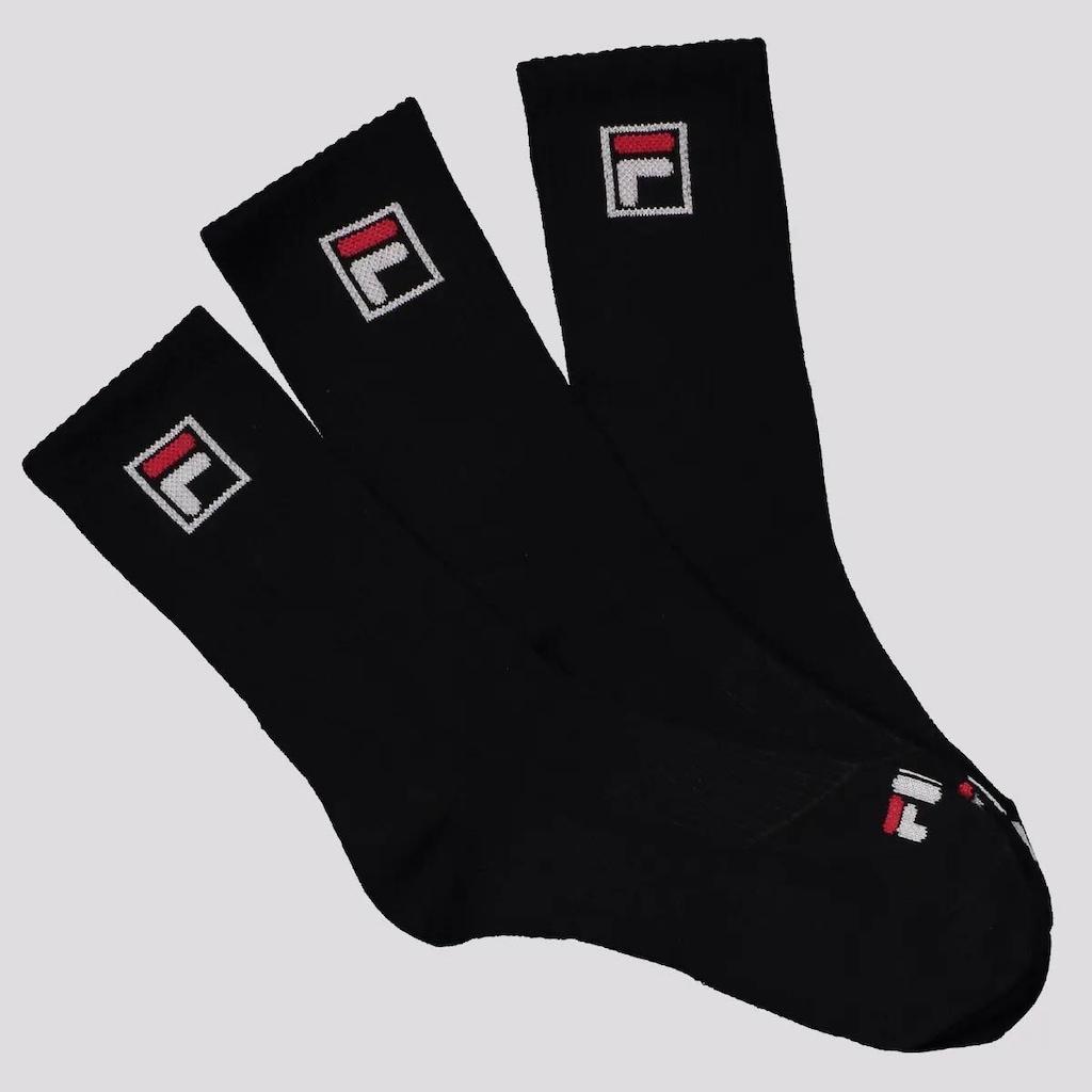 Kit de Meias Cano Alto Fila Fbox 18 Pares Unissex