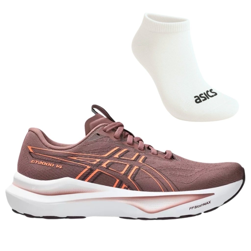 Tênis Feminino ASICS GT-2000 14 + 1 Par de Meia