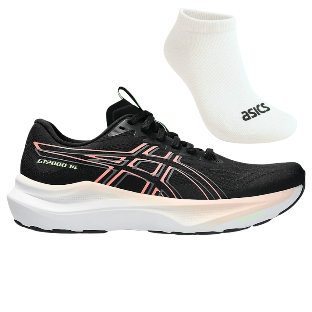 Tênis Feminino ASICS GT-2000 14 + 1 Par de Meia