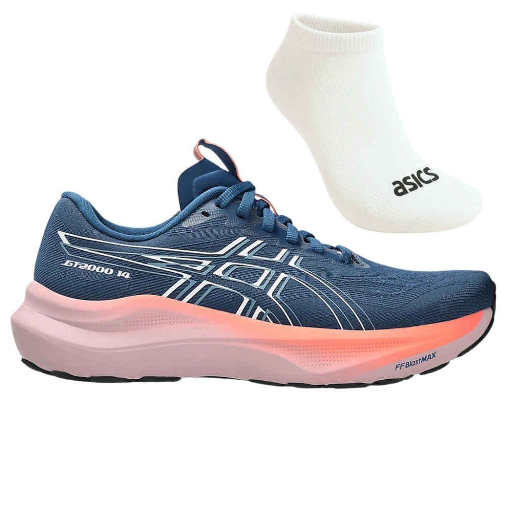 Tênis Feminino ASICS GT-2000 14 + 1 Par de Meia