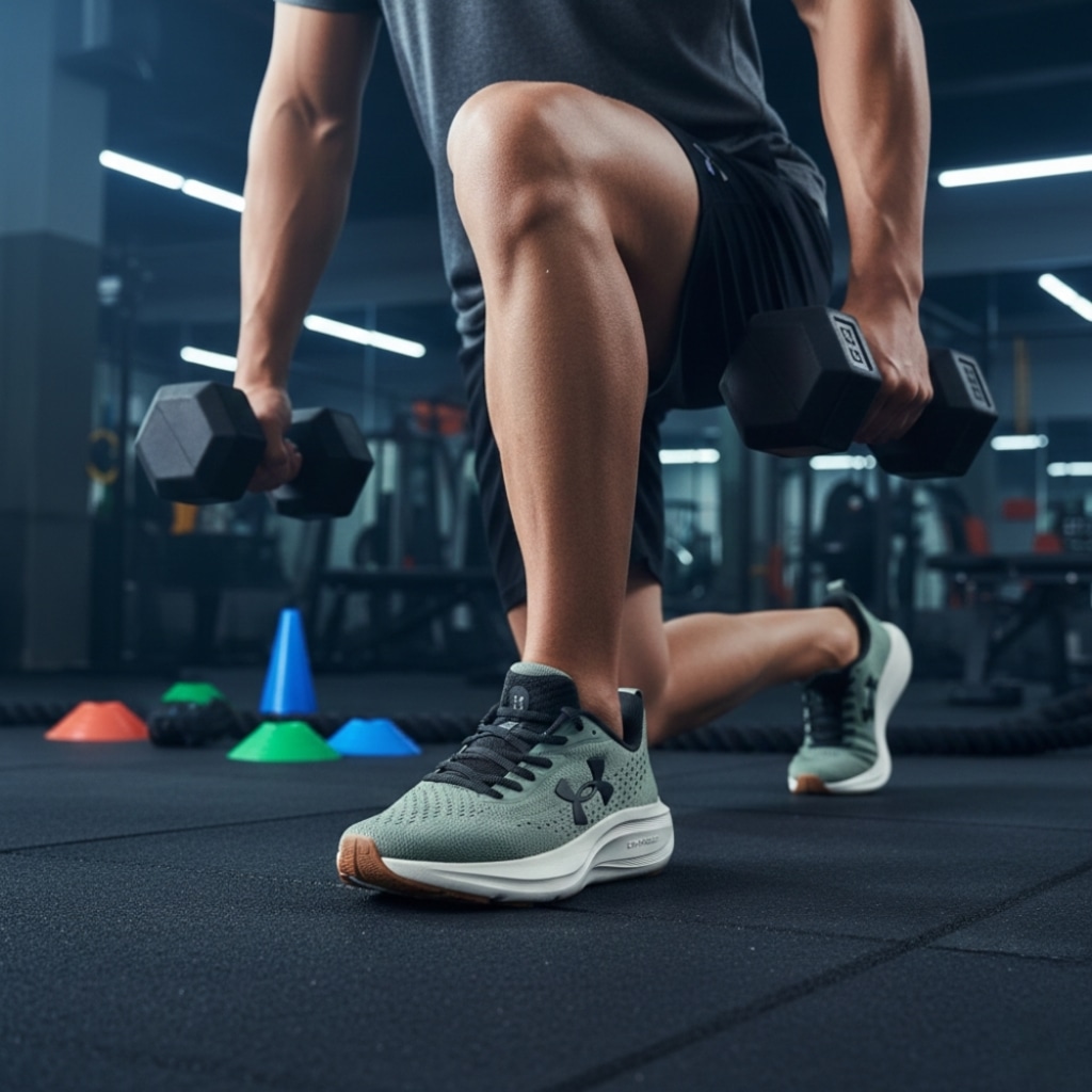 Imagem 3 do produto Tênis Masculino Under Armour Charged Sunny + 1 Par de Meia