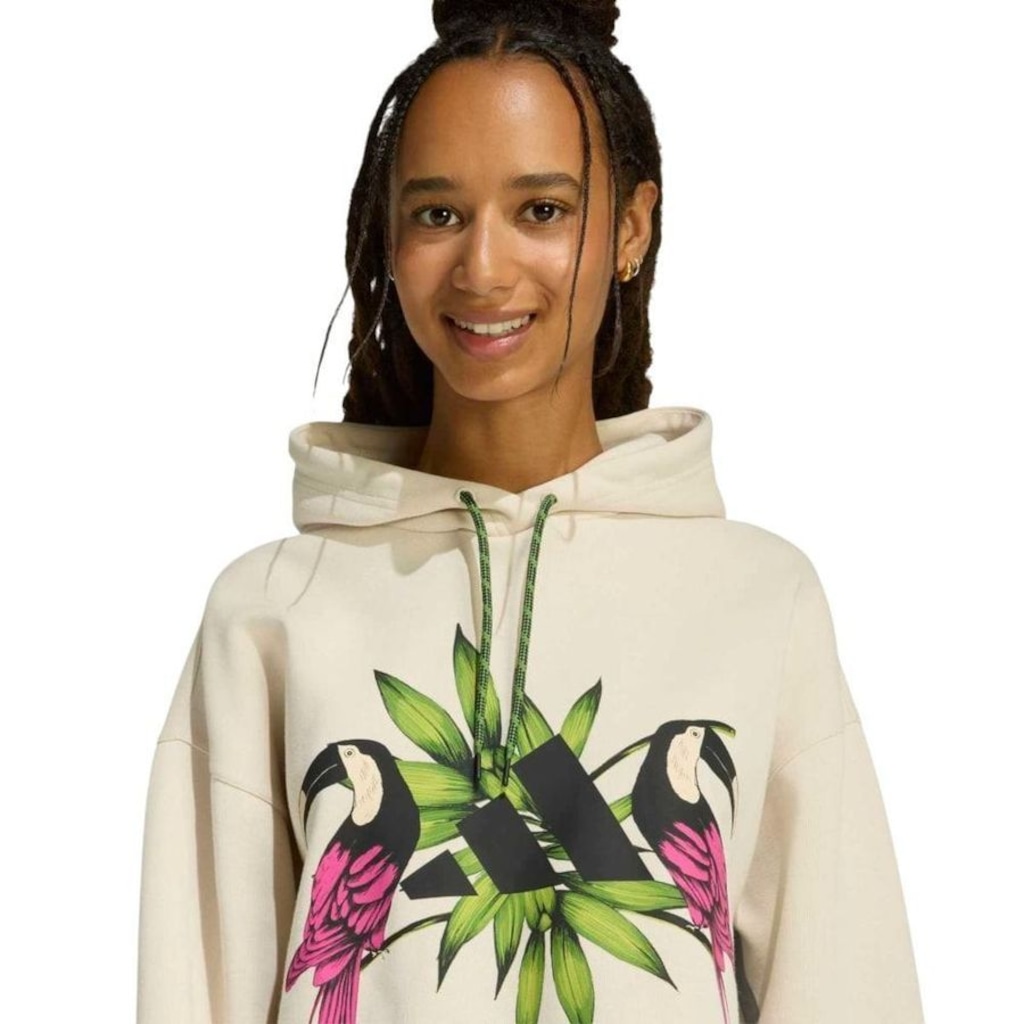 Imagem 3 do produto Blusão Moletom adidas X Farm Rio Feminino