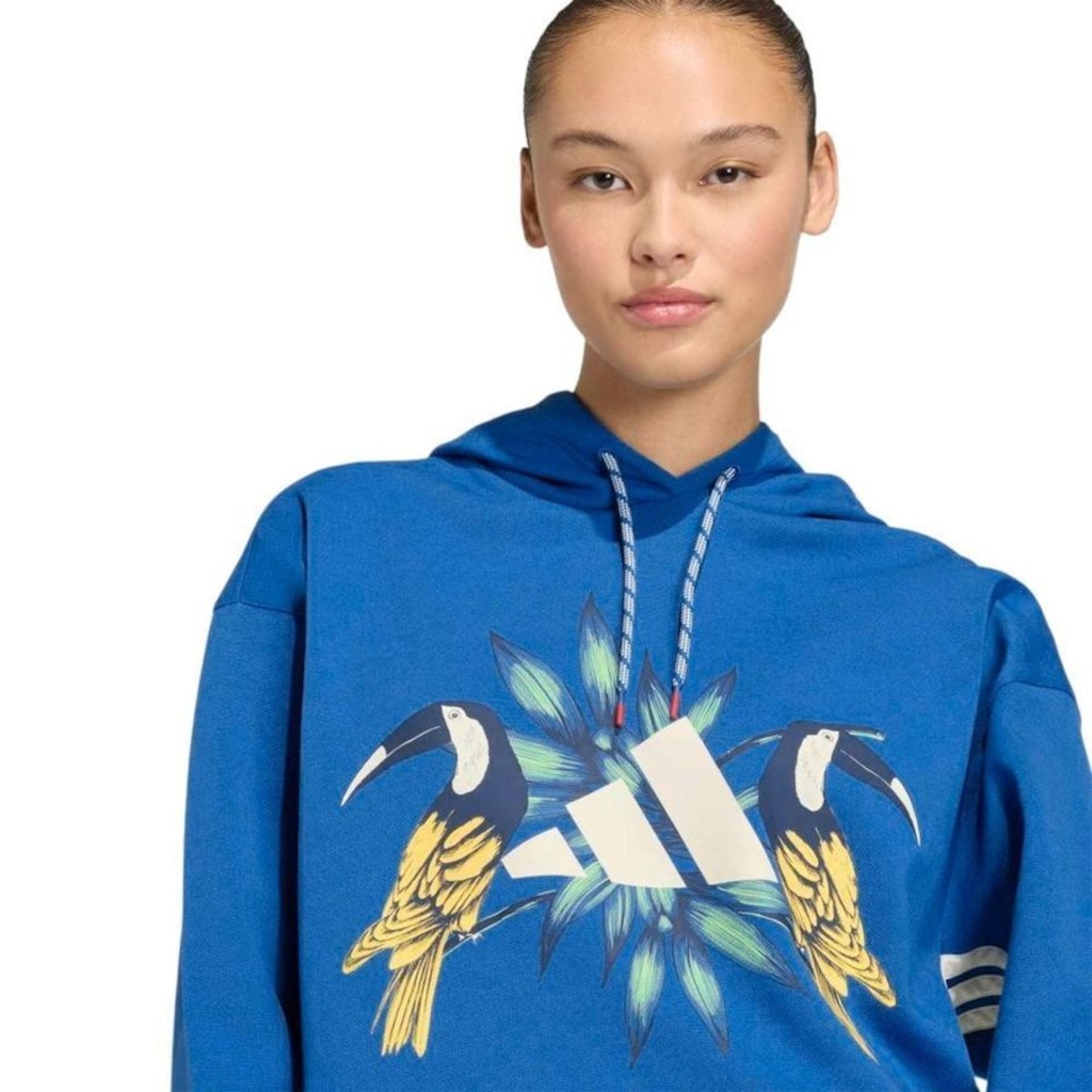 Imagem 3 do produto Blusão de Moletom adidas X Farm Rio Feminino