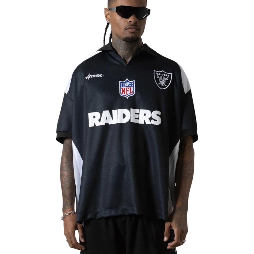 Camisa Polo Approve Las Vegas Raiders Masculina