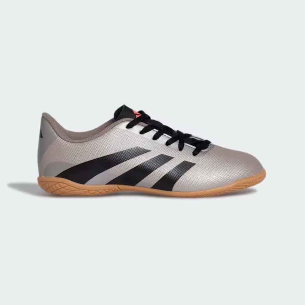 Chuteira Futsal Infantil Adidas Predator Essentials 24.5 Platinum