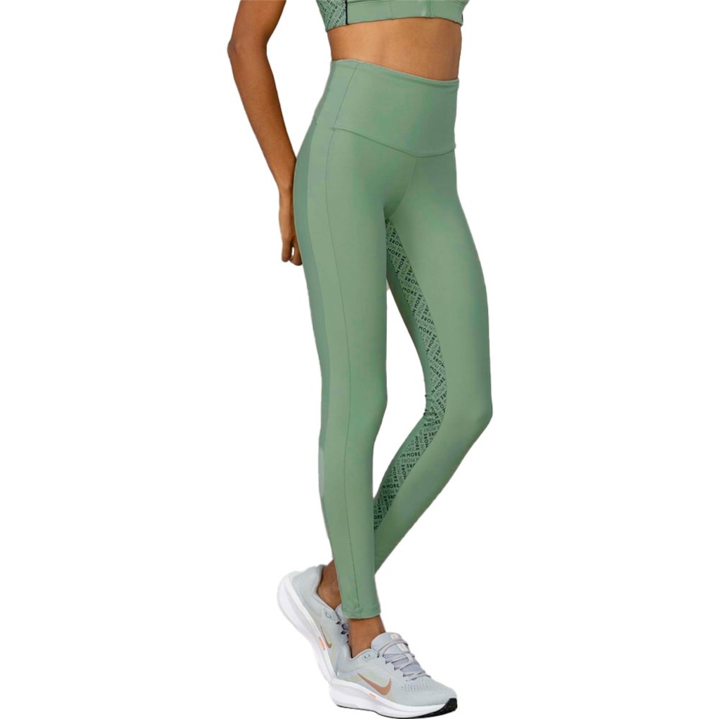 Calça Legging Run More Monograma Feminina