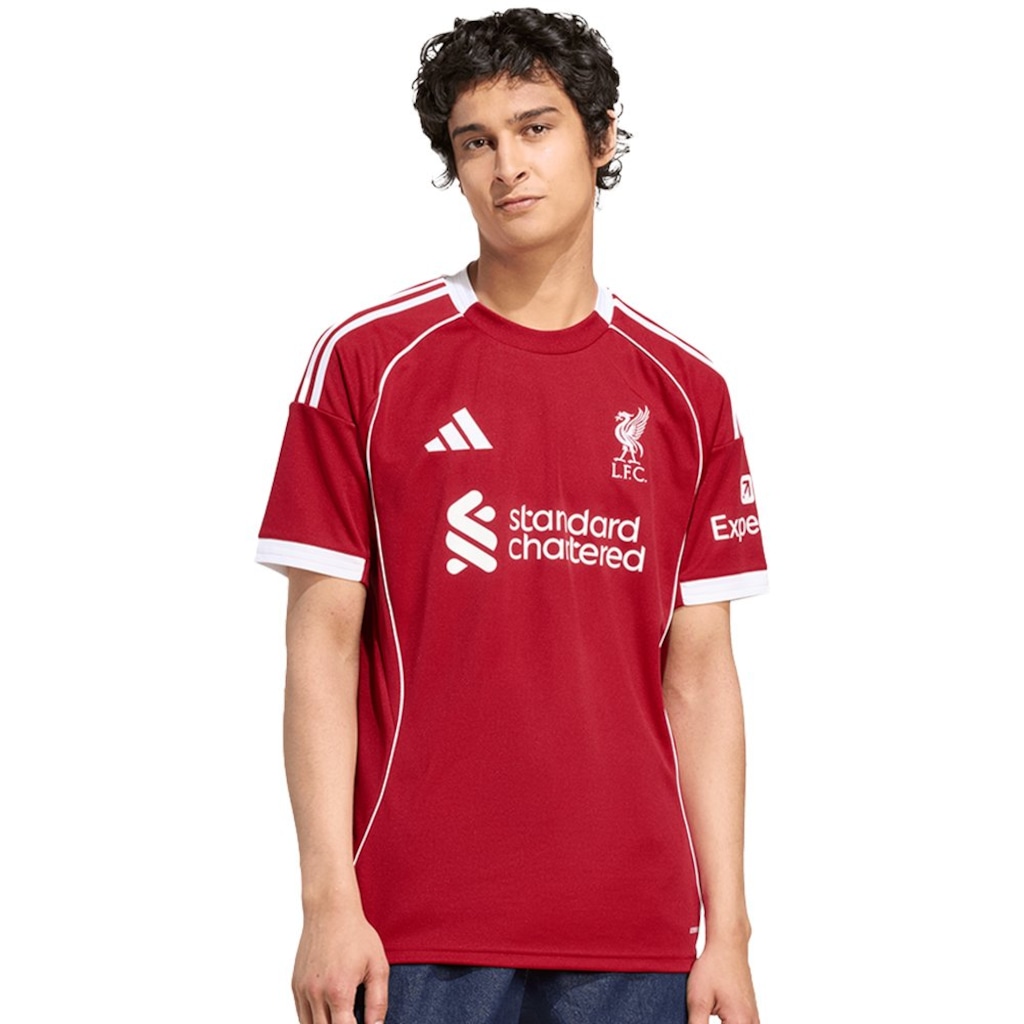 Camiseta Liverpool I adidas Masculina