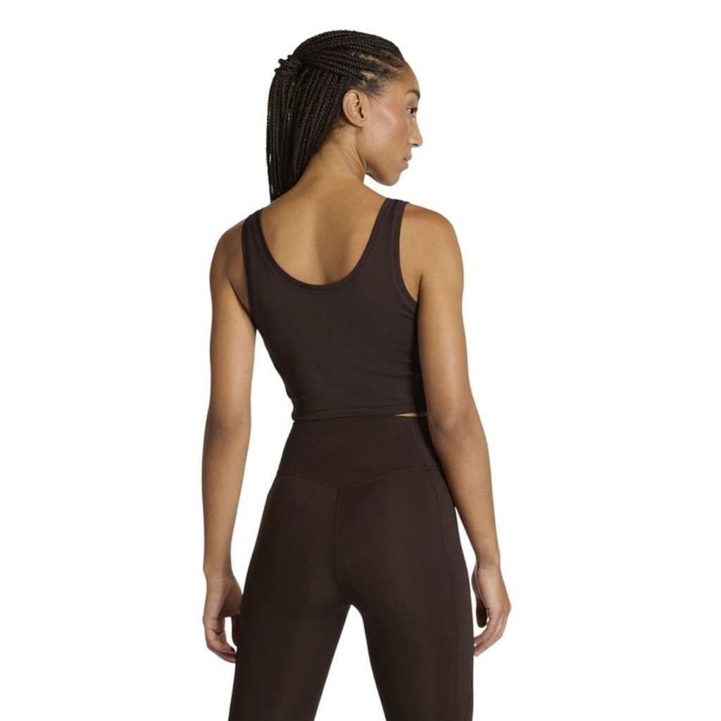Imagem 2 do produto Camiseta Regata Adidas Cropped Essential Feminina